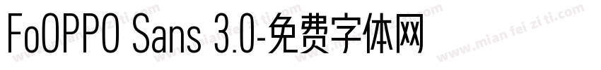 FoOPPO Sans 3.0字体转换
